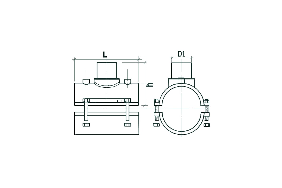 Электросварная седелка SABfuse SDR11 PN16 D50x32 8070050032 - выгодная ...