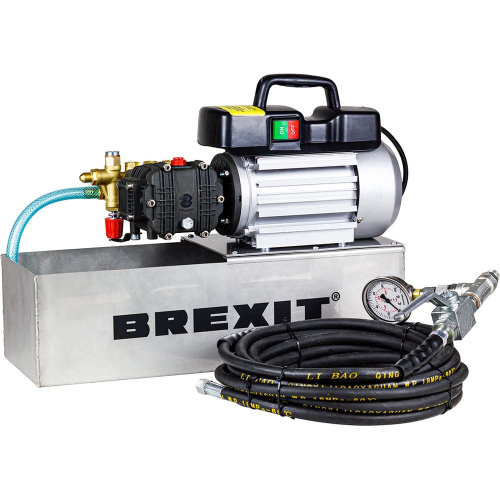 Электрический опрессовщик BREXIT BrexTEST INOX PRO 9000, 90 бар, 8 л ...