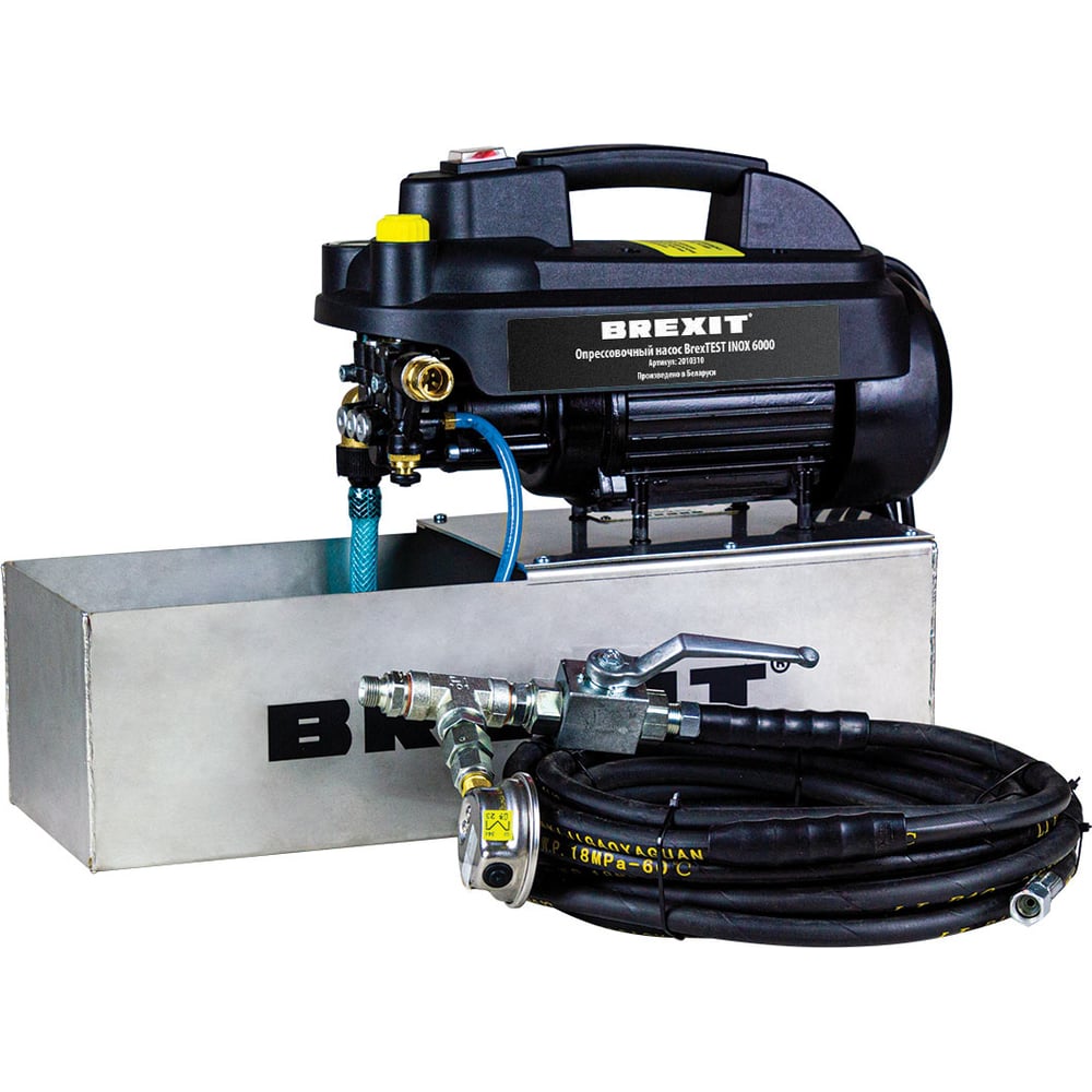 Электрический опрессовщик BREXIT BrexTEST INOX 6000, 60 бар, 6 л/мин ...