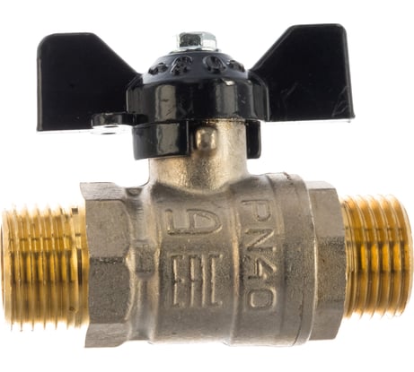 Шаровый кран Профитт 1/2 , латунь, НР/НР, бабочка 4826434