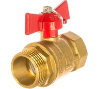 Шаровый кран Профитт 3/4, латунь, ВР/НР, бабочка 4826359