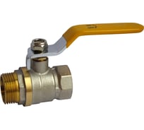 Шаровый кран Профитт газовый, 3/4, латунь, ВР/НР рычаг 4828292