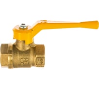 Шаровый кран Профитт газовый, 1/2, латунь, ВР/ВР рычаг 4828193