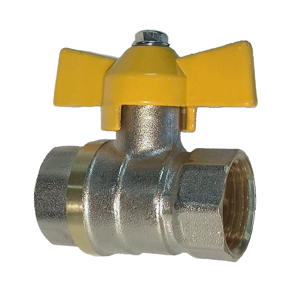 Шаровый кран Профитт газовый, 1/2, латунь, ВР/ВР бабочка 4828162 ...