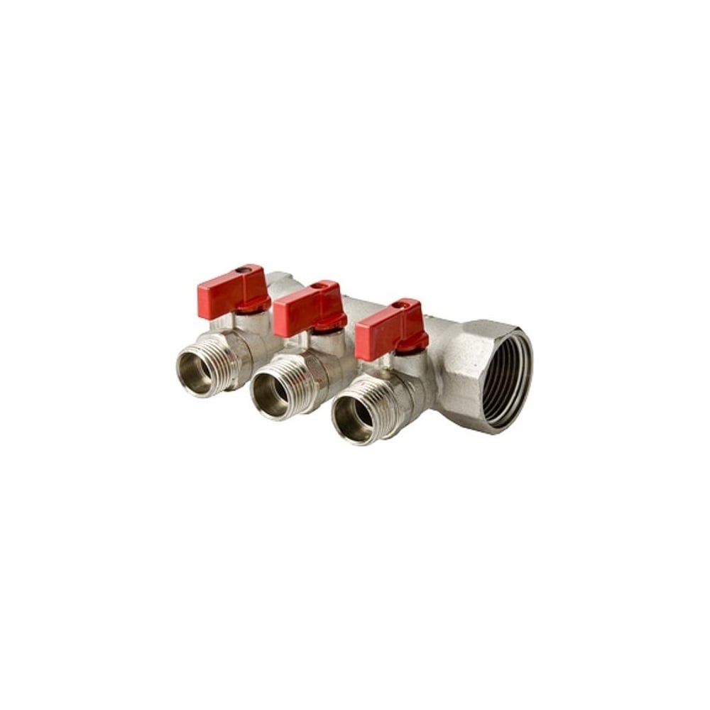 Коллектор с кранами Энкор 2 выхода х 1 х 1/2 НР /1/24/ 78050 - выгодная ...