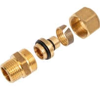 Фитинг для пластиковых труб с наружной резьбой Giacomini 1/2x18x2.5 R186MY055