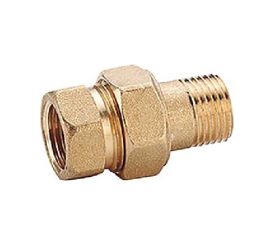 Фитинг для пластиковых труб с наружной резьбой Giacomini 1/2x18x2.5 R186MY055