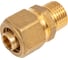 Фитинг для пластиковых труб с наружной резьбой Giacomini 1/2x18x2.5 R186MY055 3