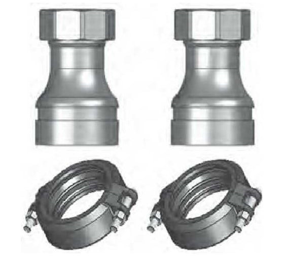 Комплект переходников Meibes 1 1/2НГ x DN 50 Victaulic 2шт ст.арт. ME 66305.50 M66305.50