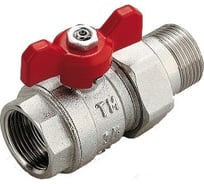 Кран Tiemme 1 1/4" шаровой со сгоном 2120004/2121R2807