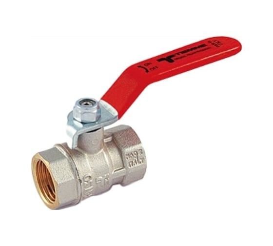 Кран Tiemme 1" ВВ шаровой (плоская ручка) 2360013
