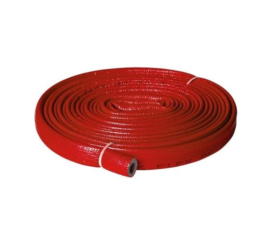 Теплоизоляция для труб K-FLEX PE COMPACT в красной оболочке 18/4 бухта 10м 040182103PE0CR