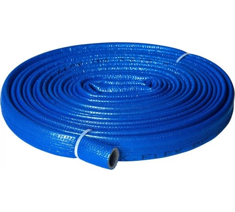 Теплоизоляция для труб K-FLEX PE COMPACT в синей оболочке 35/6 бухта 10м R060352103PE0CB