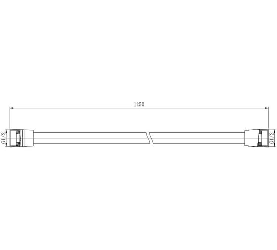 Шланг для душа Aquatek aq2110cr 00000129662
