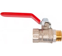 Кран Tiemme 1/2" ВН шаровой (плоская ручка) 2360028