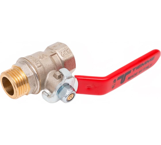 Кран Tiemme 1/2" ВН шаровой (плоская ручка) 2360028