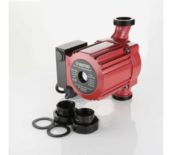 Циркуляционный насос Valtec VRS 25/8-180 с гайками VRS.258.18.0