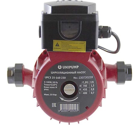 Циркуляционный насос (отопление) UNIPUMP UPC3 25-200 230 10393