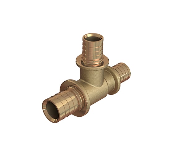 Тройник ELSEN Monolit 25, 25, 20, латунь, редукционный EFA31.252520B