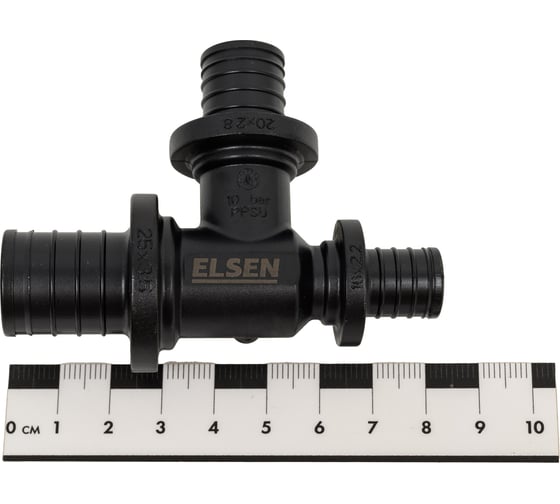 Тройник ELSEN 25, 20, 16, PPSU полифенилсульфон, редукционный EFA31.252016P