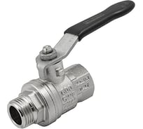 Шаровой кран ELSEN Strong T, 1 1/2", НВ, ручка-рычаг, латунь EV112.2101