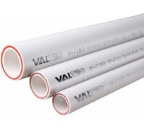 Труба VALTEC PP-FIBER PN 20, 20 MM (белый) VTp.700.FB20.20 16007761