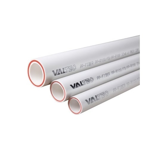 Труба VALTEC PP-FIBER PN 20, 25 MM (белый) VTp.700.FB20.25 - выгодная ...