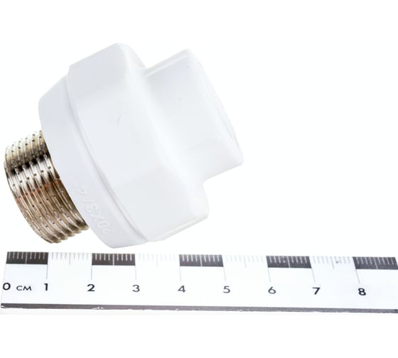 Соединитель VALTEC PPR с переходом на наружную резьбу 20х3/4 VTp.701.0.02005