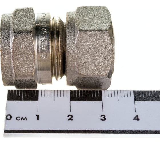 Обжимной соединитель с накидной гайкой VALTEC 16х1/2 VTm.322.N.001604