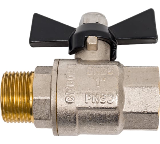 Шаровой кран VALTEC PERFECT, рукоятка бабочка 1 вн.-нар. VT.318.N.06