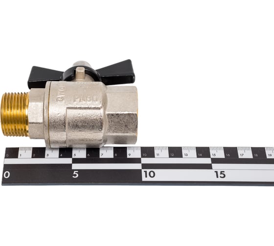 Шаровой кран VALTEC PERFECT, рукоятка бабочка 1 вн.-нар. VT.318.N.06