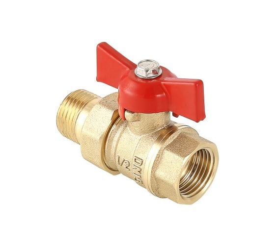 Шаровой кран VALTEC СТАНДАРТ с полусгоном 1/2, вн.-нар. VT.127.G.04 1