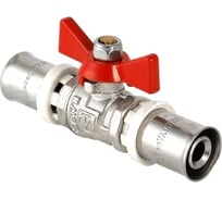 Шаровой кран VALTEC под пресс, рукоятка бабочка 16 VT.243.N.1616