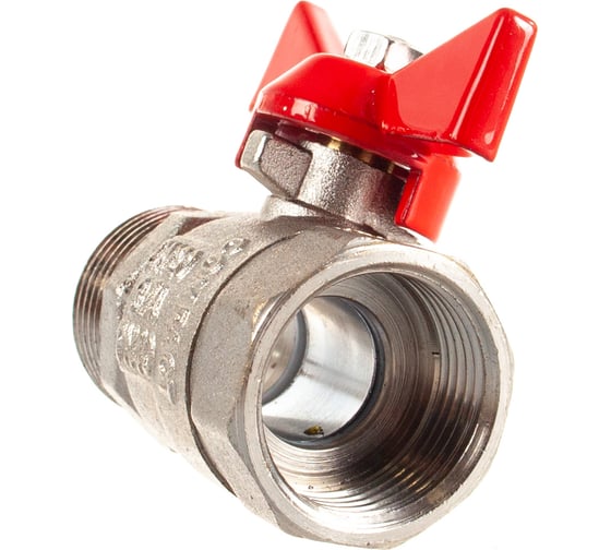 Шаровой кран VALTEC COMPACT, рукоятка бабочка 3/4 вн.-нар. VT.093.N.05