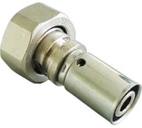 Прессовое соединение Oventrop Cofit P, НГ EK, 16 x 2 x 3/4", бронза никелированная 1512163