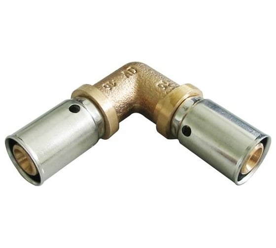 Прессовый угольник Oventrop Cofit P, 90, 26, 26, бронза RX 1512847