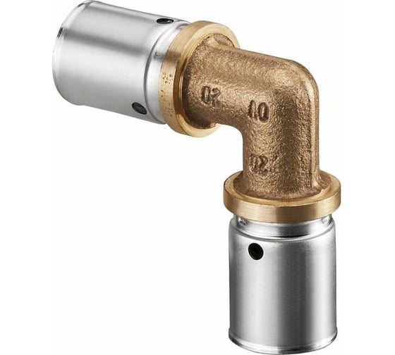 Прессовый угольник Oventrop 90 гр., 20, 20, бронза RX 1512845
