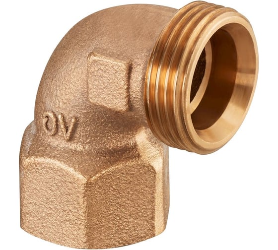 Угольник-переход Oventrop Cofit S, 90, Н ЕК-В, 3/4", 1/2", бронза RX 1504353