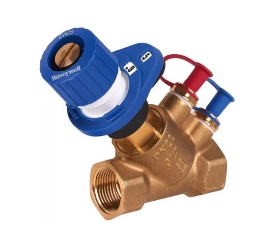 Запорно-балансировочный клапан Honeywell с измерительными ниппелями SafeCon(R) DN40 PN16 V5032Y0040А 1