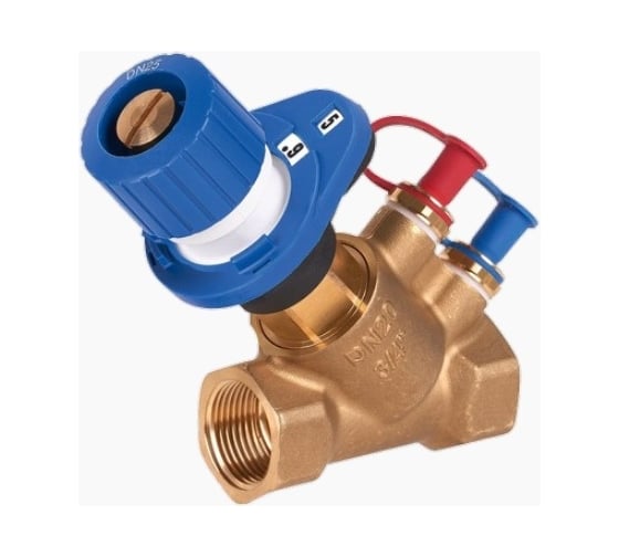 Запорно-балансировочный клапан Honeywell с измерительными ниппелями SafeCon(R) DN20 PN16 V5032Y0020B 1
