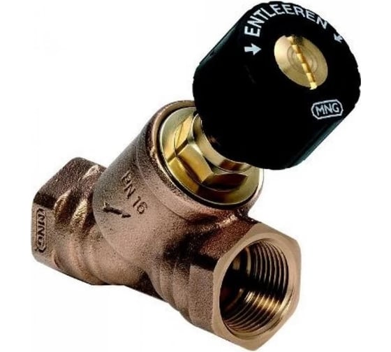 Клапан запорный Honeywell с функцией дренажа и подключения импульсной трубки DN32 PN16 V5100Y0032
