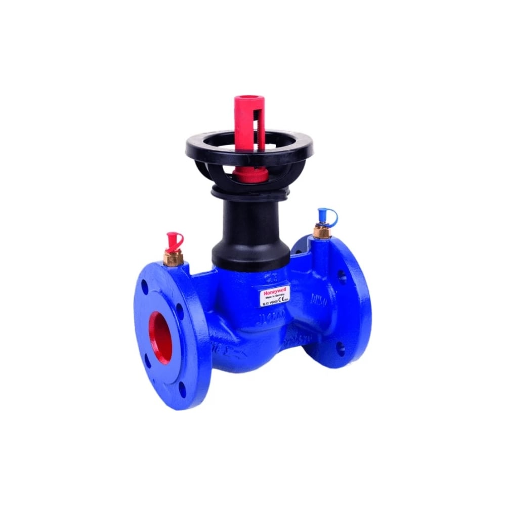 Фланцевый запорно-балансировочный клапан Honeywell с измерительными ...