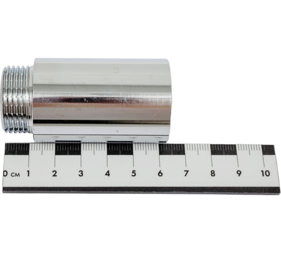 Удлинитель VALTEC 3/4 вн.х 50мм, хром VTr.198.C.0550