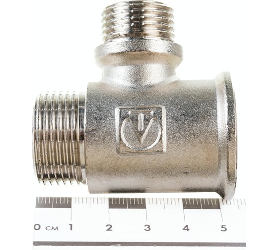 Тройник с двумя переходами на наружную резьбу VALTEC  3/4х1/2х3/4 вн.-нар.-нар VTr.133.RN.050405