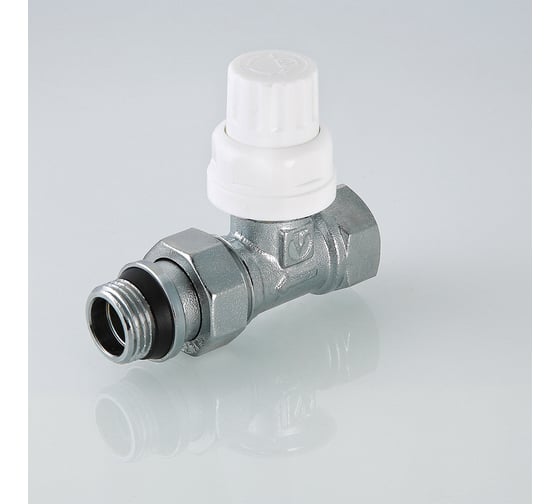 Прямой термостатический клапан VALTEC 1/2  с дополнительным уплотнением VT.032.NR.04