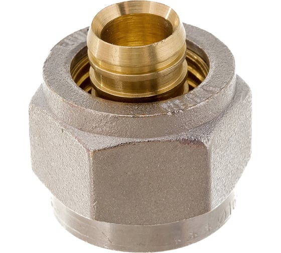 Коллекторный обжимной соединитель для полимерной PEX трубы VALTEC 16 /2,0 VTc.709.N.1604