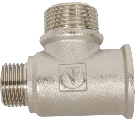 Тройник с двумя переходами на наружную резьбу VALTEC 3/4х3/4х1/2 вн.-нар.-нар. VTr.133.RN.050504 1