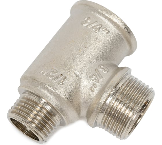 Тройник с двумя переходами на наружную резьбу VALTEC 3/4х3/4х1/2 вн.-нар.-нар. VTr.133.RN.050504