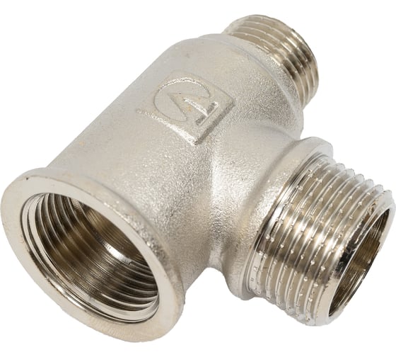 Тройник с двумя переходами на наружную резьбу VALTEC 3/4х3/4х1/2 вн.-нар.-нар. VTr.133.RN.050504