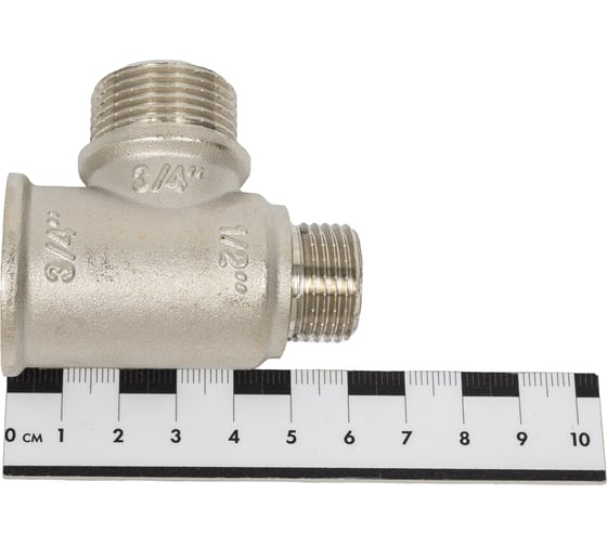 Тройник с двумя переходами на наружную резьбу VALTEC 3/4х3/4х1/2 вн.-нар.-нар. VTr.133.RN.050504